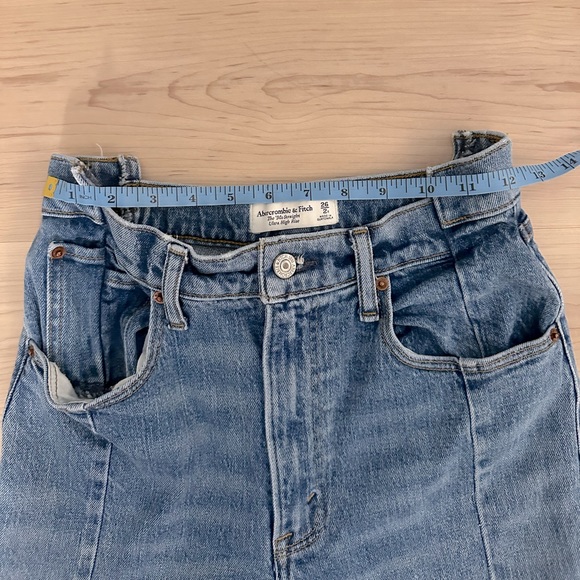 ✨RARE✨ Abercrombie | 90s Straight Ultra High Rise - Picture 7 of 9